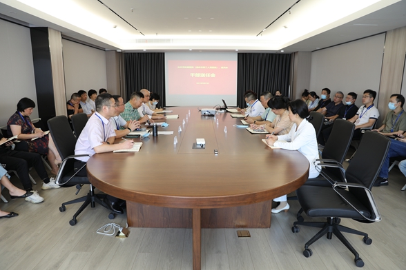 台肿医共体主任孙旦江主持会议,温岭市计划生育协会副会长江卫平,温岭